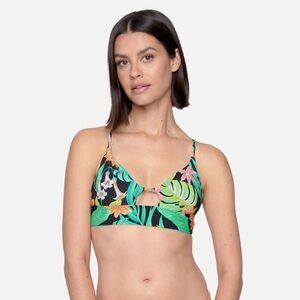 Hurley Women’s Bloom Wash Reversible Bikini Bralette, Size-S, NWOT-SOLD OUT